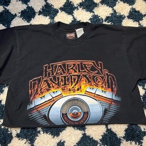 Cropped Harley Davidson Tee